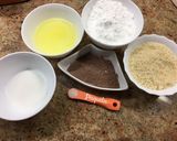 Foto del paso 1 de la receta: ⚜️Macarons chocolateados rellenos con crema de leche & avellanas ⚜️