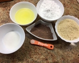 Foto del paso 1 de la receta: ⚜️Macarons chocolateados rellenos con crema de leche & avellanas ⚜️