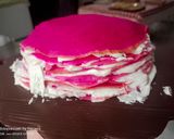 Foto langkah ke 5 dari resep Mille crepe buah Naga.