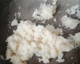 A picture of step 3 of Coconut ladoo.