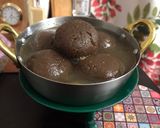 A picture of step 13 of Chocogolla Chocolate Roshogolla Fusion Chocolate with Sponge Ros.