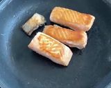A picture of step 2 of Truffle Cream & Dill Salmon with Mashed Mix.