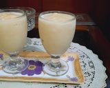 A picture of step 4 of Chikoo shake.
