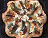 Une image de l'étape 5 de Tarte d’été courgette tomates séchées.