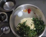 A picture of step 1 of Makai ki dhokli.