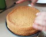 Foto del paso 12 de la receta Bizcocho con crema y maní