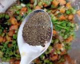 A picture of step 5 of Veg rice.