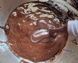 Foto langkah ke 4 dari resep Brownies Ketan Hitam Kukus.