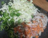 A picture of step 1 of American Chopsuey.