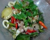 Foto langkah ke 3 dari resep Sambal iris cumi jengkol.