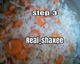 A picture of step 3 of Dafaffiyar shinkafa da kayan lambu.