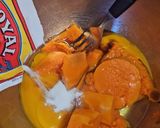Foto del paso 3 de la receta: Tortita fit de cacao y calabaza 🎃