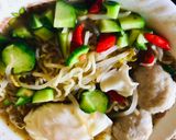 Foto langkah ke 3 dari resep Mie rebus timun🤣.