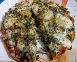 A picture of step 6 of Veggie Stuffed Cheese burst PIZZA.