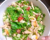 Hình bước làm 1 của món Salad Ức gà + Chân gà rút xương