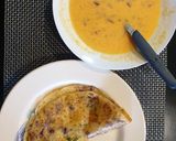Foto del paso 4 de la receta: Tortilla de sémola, arroz y vegetales para adultos y bebés