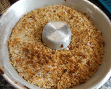 Foto del paso 6 de la receta: Bizcocho de sésamo blanco y negro con crujiente azucarado de frutos secos