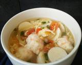 Sup Tomat Telur Baso Seafood (Tan Hua Tang) langkah memasak 5 foto