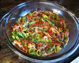 Foto del paso 5 de la receta: Merlucitas sobre cama de verduras al horno