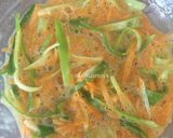 Foto langkah ke 3 dari resep Dadar Wortel Saos Asem Manis.