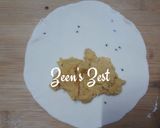 A picture of step 5 of Halwa Poori.