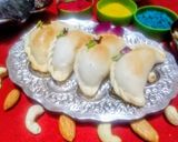 बेक्ड ड्रायफ्रूट्स गुझिया रेसिपी चरण 11 फोटो