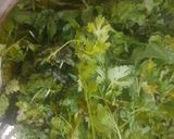 A picture of step 1 of Mint Chutney.