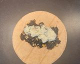 A picture of step 8 of Quesadillas de Huitlacoche with Ricotta.