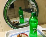 A picture of step 2 of ELeechi soda.