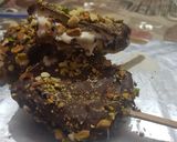 A picture of step 4 of Homemade nutty popsicles.