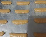 Foto langkah ke 3 dari resep Kue kering : Lidah kucing (takaran sendok, no mixer, no cetakan).
