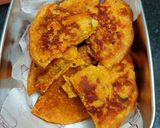 A picture of step 8 of Handvo (Gujarati Savory Lentil Cake).