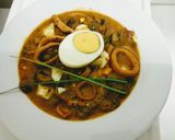 A picture of step 9 of Squid, Vegetables, and Eggs - Crock Pot.