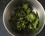 A picture of step 2 of Brinjal fritters.