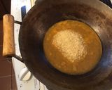 A picture of step 2 of California Farm Chicken Liver Fried Rice.