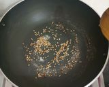 A picture of step 1 of Burmese samosa curry with saffron rice.