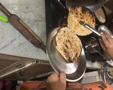 A picture of step 1 of Baked tandoori naan with kadhai paneer 😋😋😋😋.