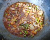 A picture of step 4 of Kashmiri Pulao.