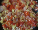 Foto del paso 3 de la receta: Calabacines rellenos de atún y bacon