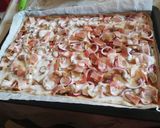 Foto del paso 1 de la receta Pizza carbonara con base de pan rústico