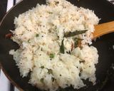 A picture of step 4 of Curd rice.