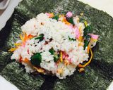 Hình bước làm 6 của món Cơm nắm sandwich onigirazu theo em đến trường