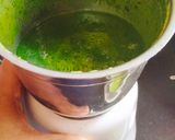 A picture of step 2 of Spinach soup (palak soup).