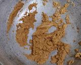 A picture of step 3 of Aata halwa (kadha Prasad).