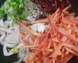 A picture of step 8 of Beetroot Paneer Roll.