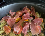 Foto del paso 5 de la receta: Berenjena al horno con tomates cherry, jamón serrano y burrata