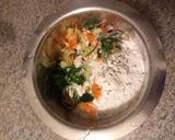 A picture of step 1 of Dill Rotti/sabbasige Rotti.