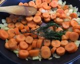 Une image de l'étape 10 de Carottes et fenouil au bouillon ail curcuma et thym du jardin.