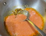 A picture of step 3 of Sarso ka saag.
