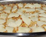 Foto del paso 7 de la receta: Pastel de papa a la pechuguita (corazón de muzzarella😍)